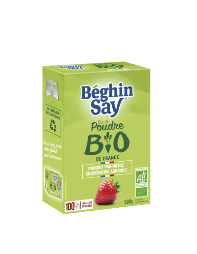 Beghin Organic Powdered Sugar 500g