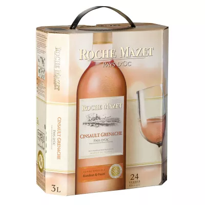 Roséwein Cinsault Grenache, Fontaine 3l - ROCHE MAZET