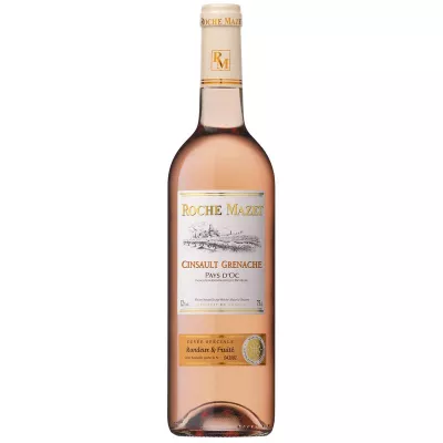 Vin Rosé Cinsault grenache IGP Pays d'oc, 75cl - ROCHE MAZET