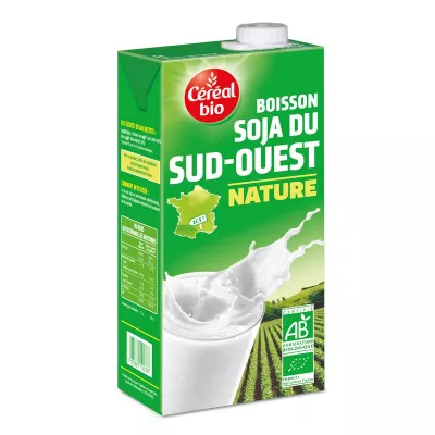 Soja nature du Sud-Ouest BIO 1L - CEREAL BIO