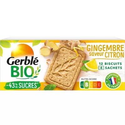 Mchanga wa limau ya tangawizi 132 - GERBLÉ