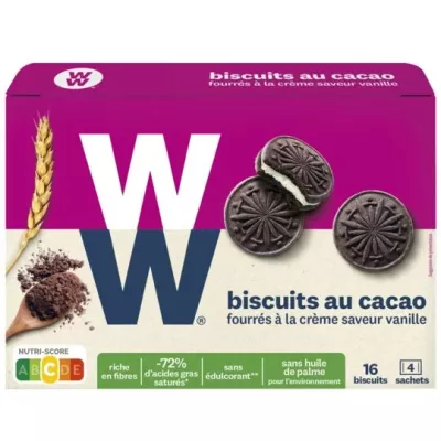 Galleta Cacao Vainilla 176g - Ww
