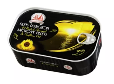 Fillet of Anchovies Elongated in Balanced Oil - La MONEGASQUE