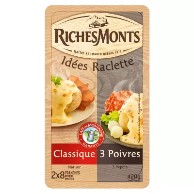 Raclette Tr Duo Poivre 420g 26