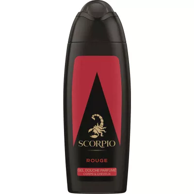 Rot duftendes Duschgel für Körper und Haar, 250 ml - SCORPIO
