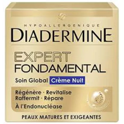 Fundamental Expert Global Crema de Noche Cuidado para Pieles Maduradas y Exigentes, 50ml - DIADERMINE