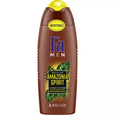 Gel douche 2 en 1 amazonia spirit 250ml - FA MEN