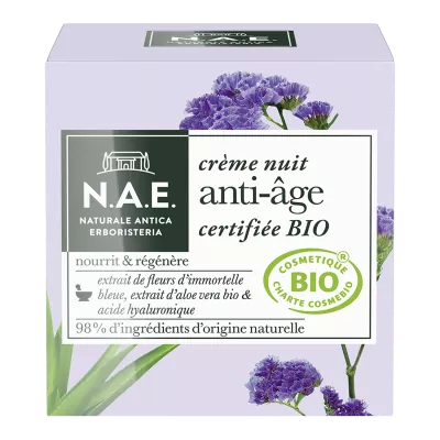 Creme Anti Age Nuit Bio, 50ml  - N.A.E
