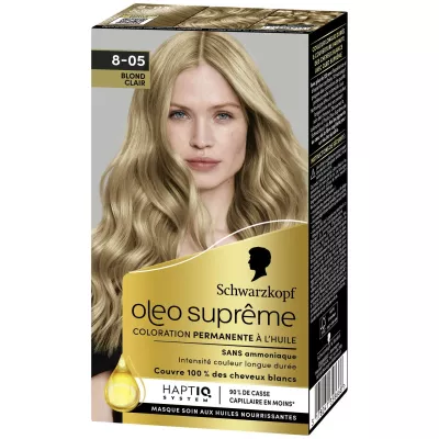 Coloration Cheveux Permanente 8-05 Blond Clair Sans Ammoniaque - SCHWARZKOPF