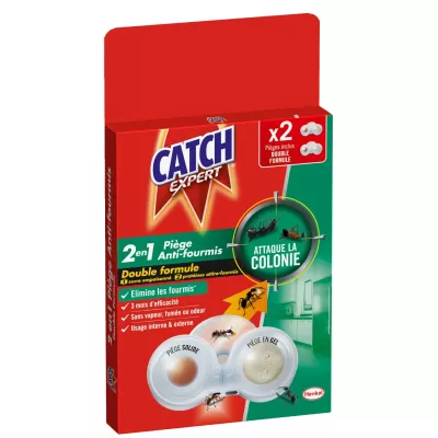 Anti-Fourmis Piège 2En1 x2 - CATCH EXPERT