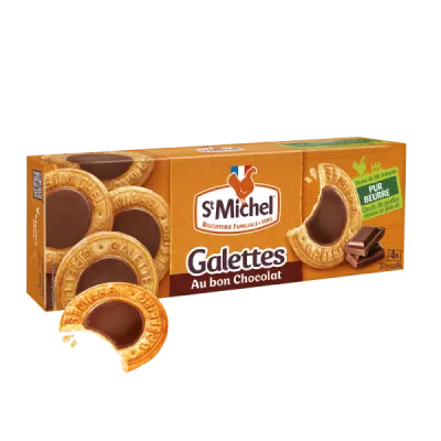 Chocolate pancake cookies 121g - ST MICHEL