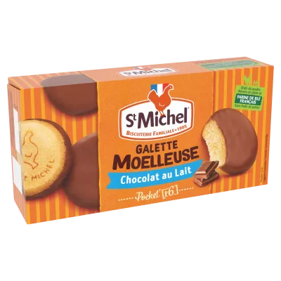 Soft Milk Chocolate Cakes, 180g - ST MICHEL