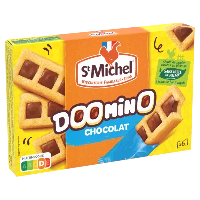 Gâteaux Doomino Chocolat X6 180g - St Michel