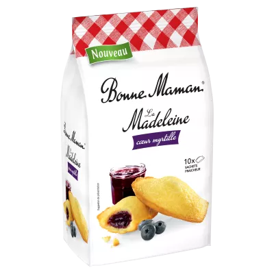 マドレーヌハート ブルーベリー 300g - BONNE MAMAN