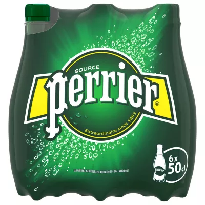 Pet 6x50cl Gazous Eau Perrier - PERRIER