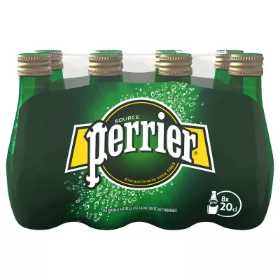 Eau Gazeuse Minerale Naturelle 20cl Vp X 8 - PERRIER