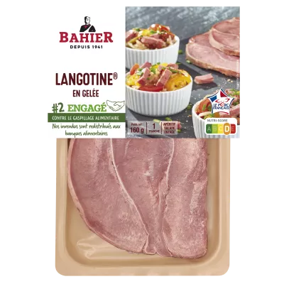 Langue Porc en Gelée, 280g - BAHIER