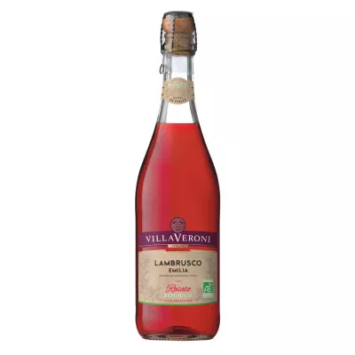 Vin Rosé Lambrusco Bio Emilia,  8°, 75cl - VILLAVERONI