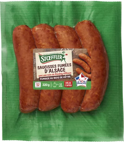 Elsässer Räucherwürste 4x80g - STOEFFLER