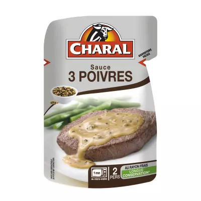 3 काली मिर्च की चटनी, 120 ग्राम - CHARAL