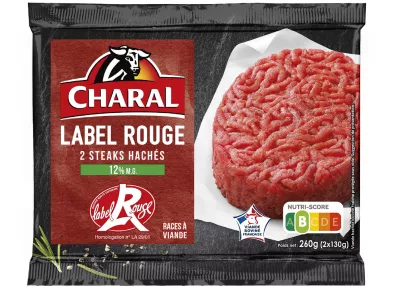 ريد ليبل شرائح لحم مقطعة 12% م.ف. 130 جرام - CHARAL