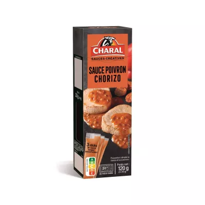 Sauce Poivron Chorizo 3x40g - Charal