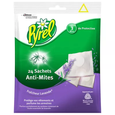 Anti-mites fraîcheur lavande x24 - PYREL