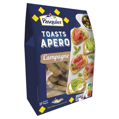 Toast Apero Campagne, 100g - PASQUIER