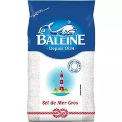 Grof zeezout voor mediterarine 800 g - LA BALEINE