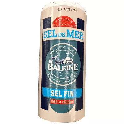 Sel Fin Iodé Et Fluoré 550g - LA BALEINE