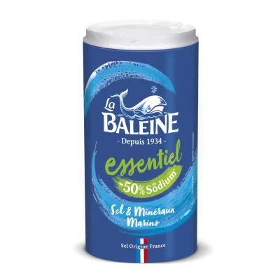 आवश्यक ठीक नमक -30% सोडियम 350 ग्राम - LA BALEINE
