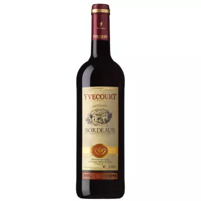 Vino rosso bordolese, 75cl - YVON MAU YVECOURT