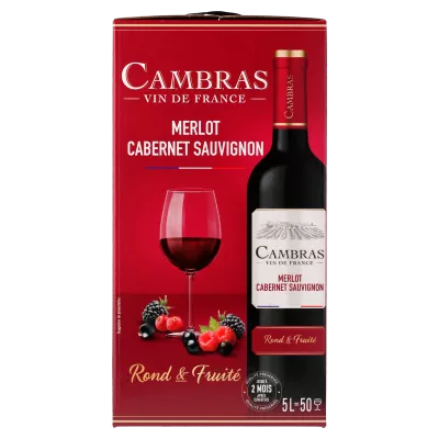 Fruchtiger Rotwein Cabernet Sauvignon, Fontaine 5l - CAMBRAS
