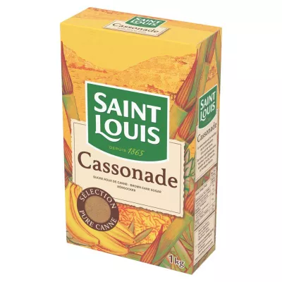 Cassonade sucre roux de canne 1kg - SAINT LOUIS