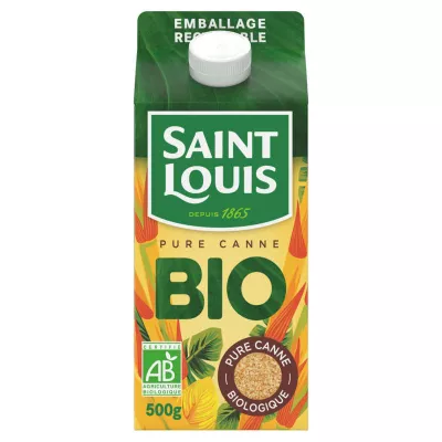 Sucre pure canne BIO 500g - SAINT LOUIS