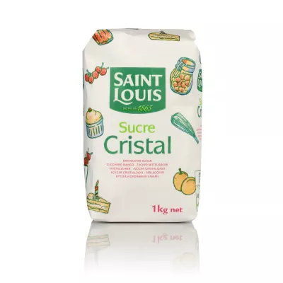 Sucre Cristal, 1 kg - SAINT LOUIS