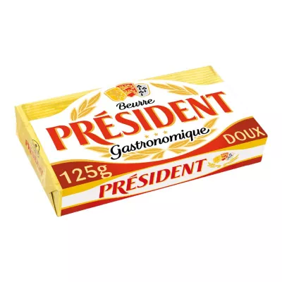 Gastronomic Sweet Butter 125g - President