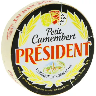 Queso Camembert Pequeño 145g - PRESIDENT