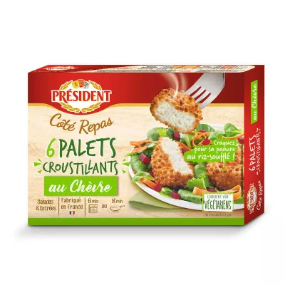 Palettine croccanti di formaggio di capra 150g - PRESIDENT