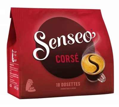 Café corsé x18 dosettes 125g - SENSEO
