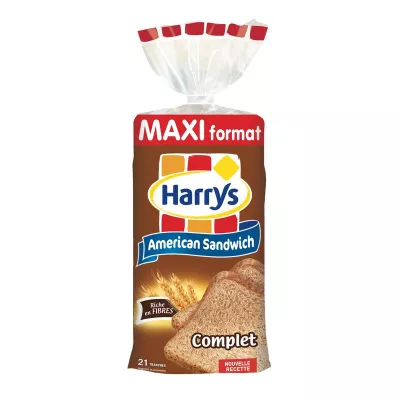 Bánh mì Mỹ Pain de Mie Complete x21 900g - HARRY'S