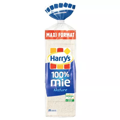 Mkate wa asili wa crumb bila ukoko x26 650g - HARRY'S