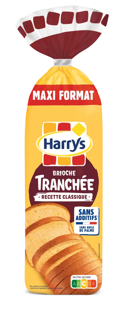 Brioche Tranchée Nature Sans Additifs, 680g - HARRYS