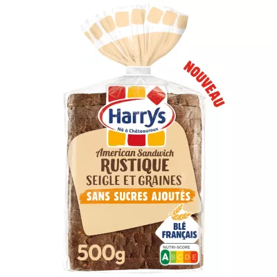 Amerikaans gesneden brood Rustiek broodje Geen toegevoegde suikers Geen toevoegingen 500 g -harrys