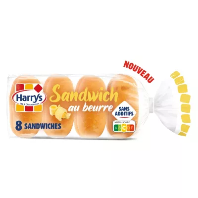 Pane Per Tramezzini Al Burro Senza Additivi X8 - Harrys
