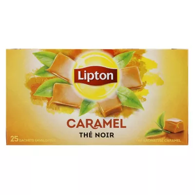 Thé noir caramel x25 40g - LIPTON