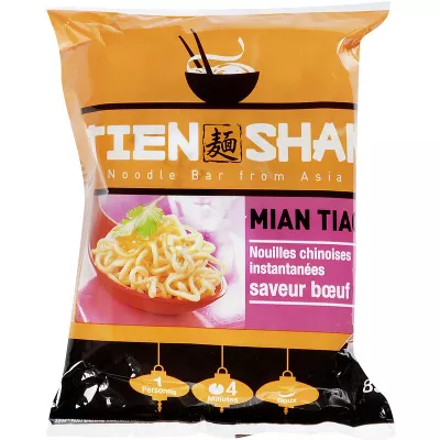 Nouilles chinoise bœuf 85g - TIEN SHAN