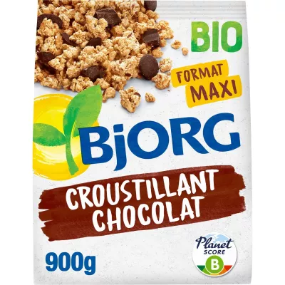 Céréales Bio Croustillant Chocolat 900g - Bjorg