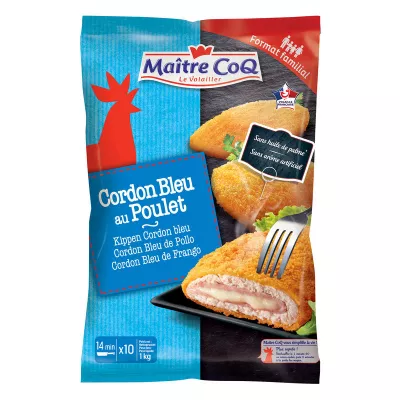 Cordón azul con pollo x10 1 kg - MAÎTRE COQ