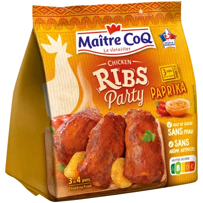 रिब्स डी पौलेट क्यूट पैपरिका, 400 ग्राम - MAITRE COQ